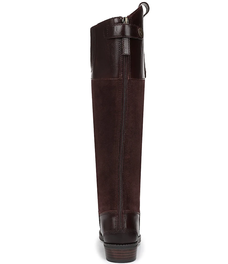 Sam Edelman Penny Leather and Suede Tall Riding Boots