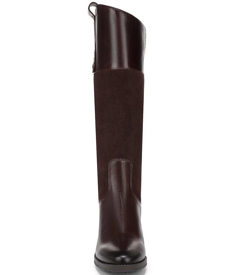 Sam Edelman Penny Leather and Suede Tall Riding Boots