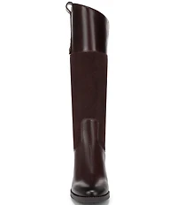 Sam Edelman Penny Leather and Suede Tall Riding Boots