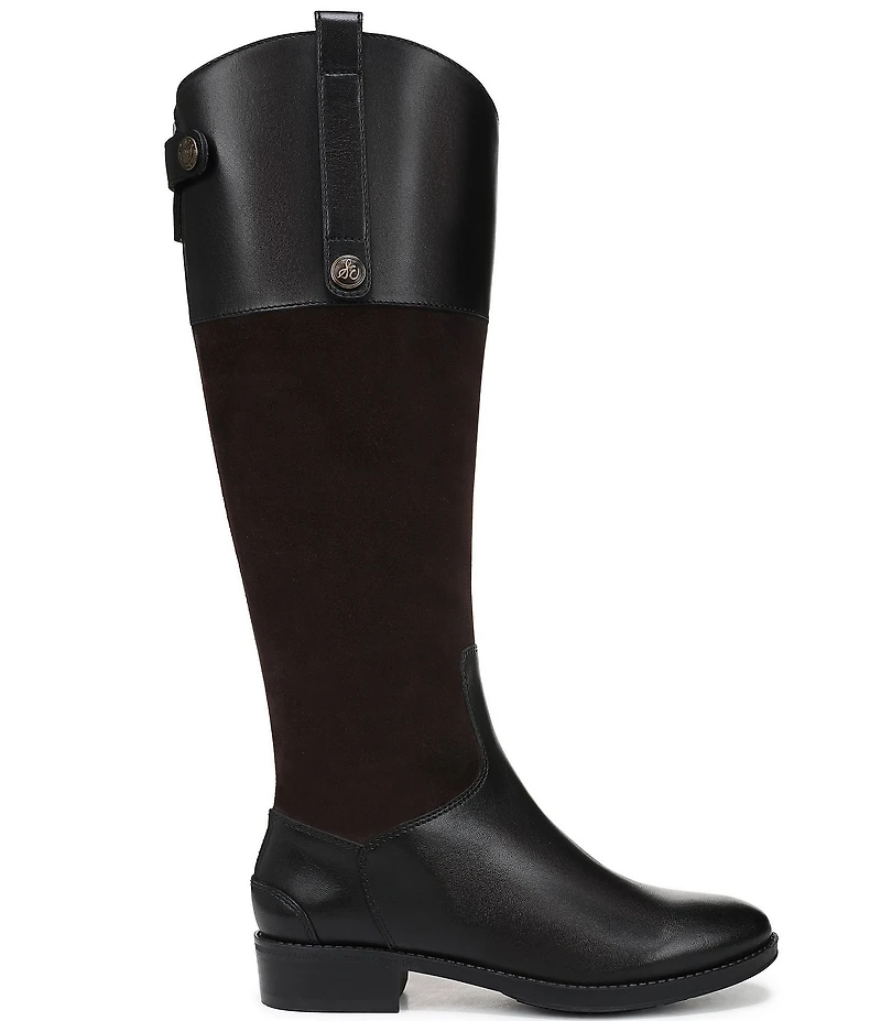Sam Edelman Penny Leather and Suede Tall Riding Boots