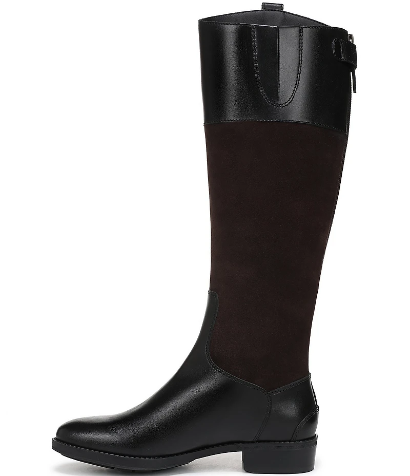 Sam Edelman Penny Leather and Suede Tall Riding Boots