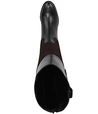 Sam Edelman Penny Leather and Suede Tall Riding Boots