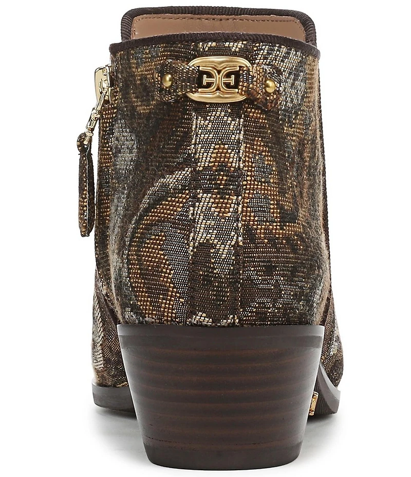 Sam Edelman Petty Paisley Print Fabric Ankle Booties