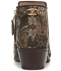 Sam Edelman Petty Paisley Print Fabric Ankle Booties