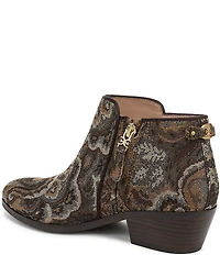 Sam Edelman Petty Paisley Print Fabric Ankle Booties