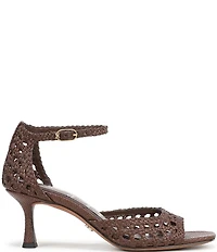 Sam Edelman Peyton Woven Raffia Ankle Wrap Dress Sandals