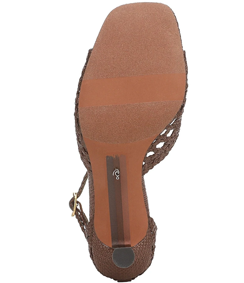 Sam Edelman Peyton Woven Raffia Ankle Wrap Dress Sandals