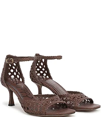 Sam Edelman Peyton Woven Raffia Ankle Wrap Dress Sandals