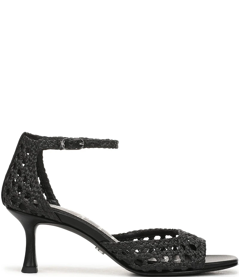 Sam Edelman Peyton Woven Raffia Ankle Wrap Dress Sandals