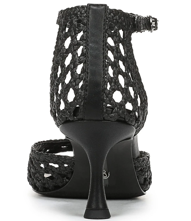Sam Edelman Peyton Woven Raffia Ankle Wrap Dress Sandals