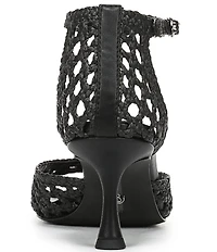 Sam Edelman Peyton Woven Raffia Ankle Wrap Dress Sandals