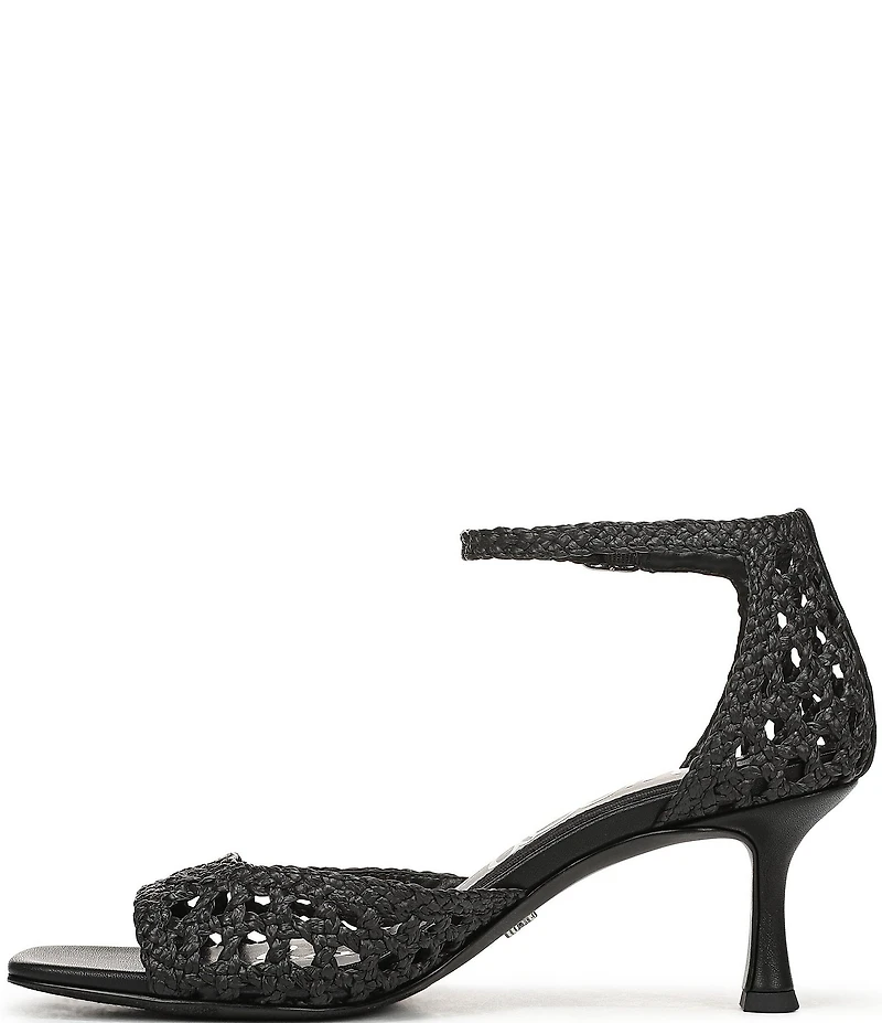 Sam Edelman Peyton Woven Raffia Ankle Wrap Dress Sandals