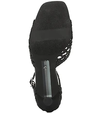 Sam Edelman Peyton Woven Raffia Ankle Wrap Dress Sandals