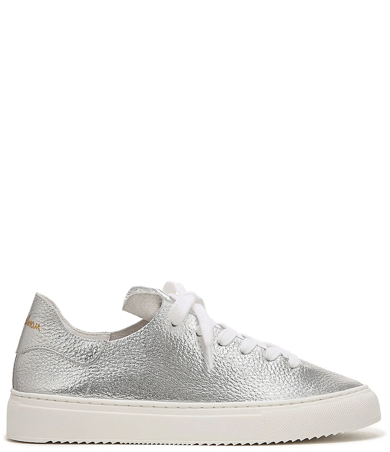 Sam Edelman Poppy Metallic Leather Platform Sneakers