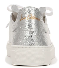 Sam Edelman Poppy Metallic Leather Platform Sneakers