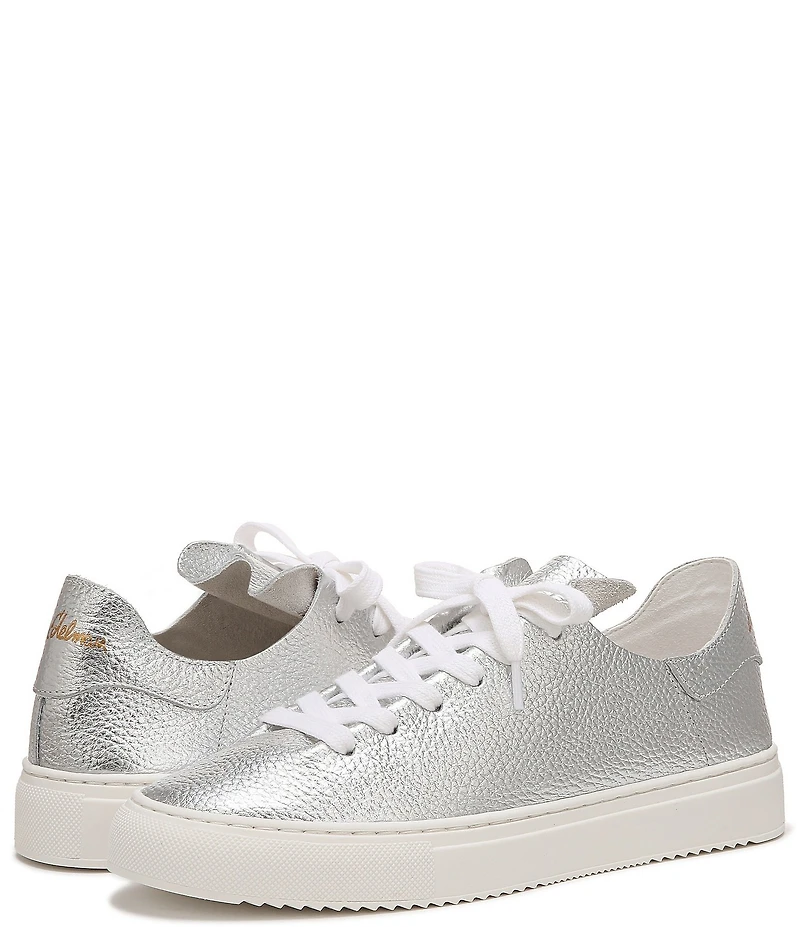 Sam Edelman Poppy Metallic Leather Platform Sneakers