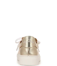 Sam Edelman Poppy Metallic Leather Platform Sneakers