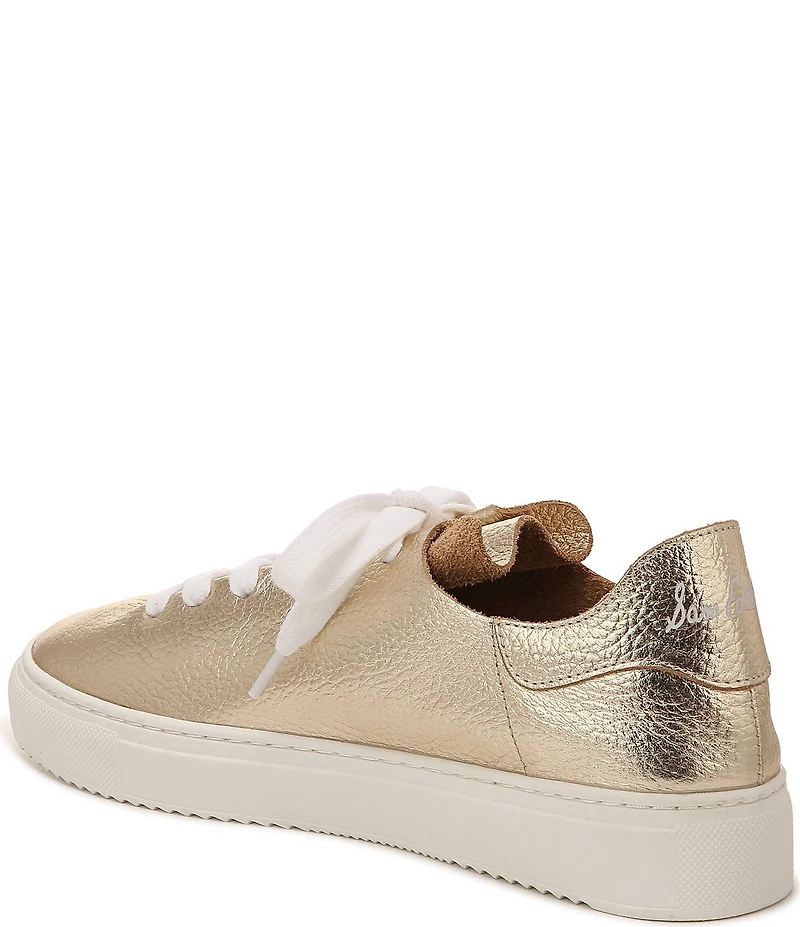 Sam Edelman Poppy Metallic Leather Platform Sneakers