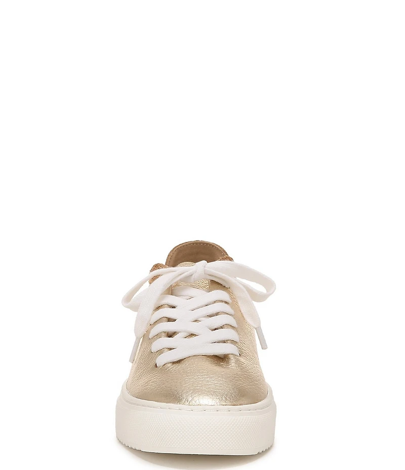 Sam Edelman Poppy Metallic Leather Platform Sneakers