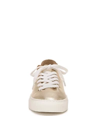 Sam Edelman Poppy Metallic Leather Platform Sneakers