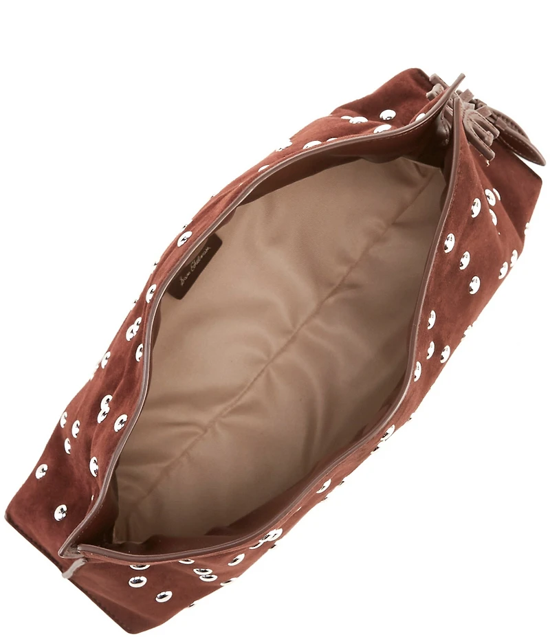 Sam Edelman Poppy Suede Studded Oversized Clutch