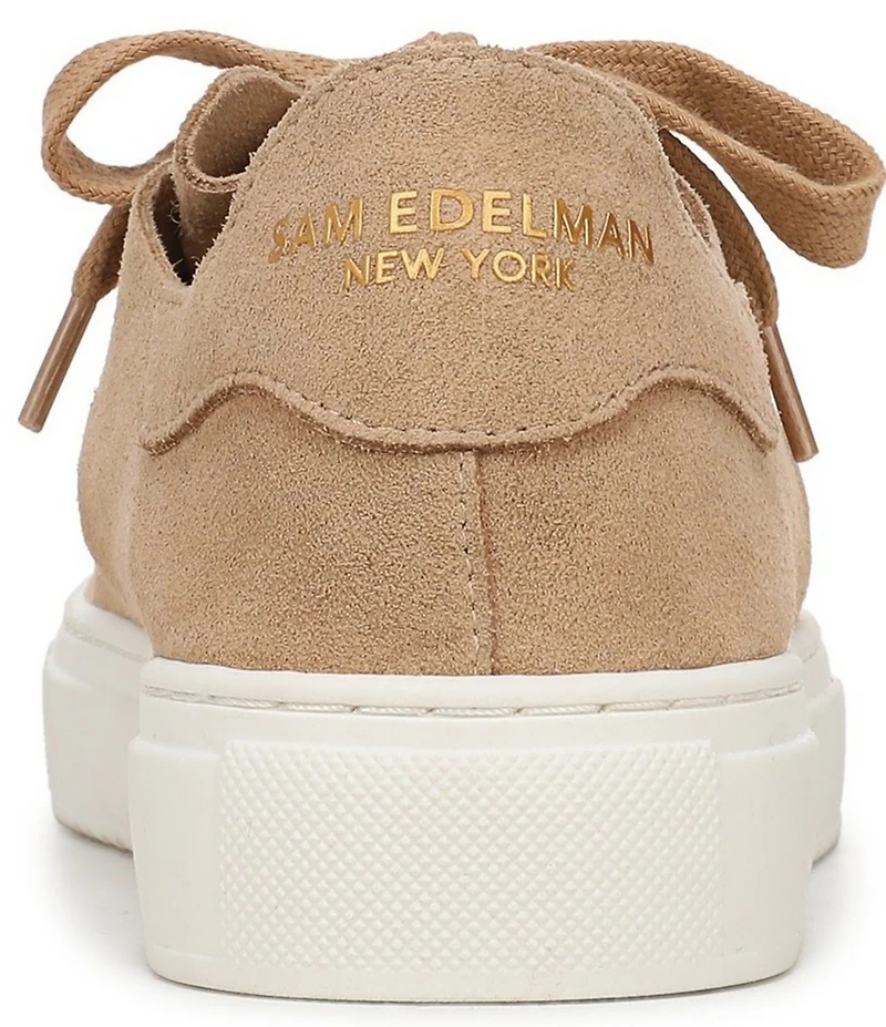 Sam Edelman Poppy Suede Lace-Up Sneakers