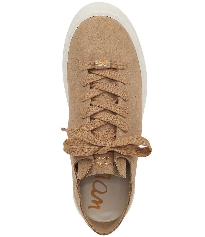 Sam Edelman Poppy Suede Lace-Up Sneakers