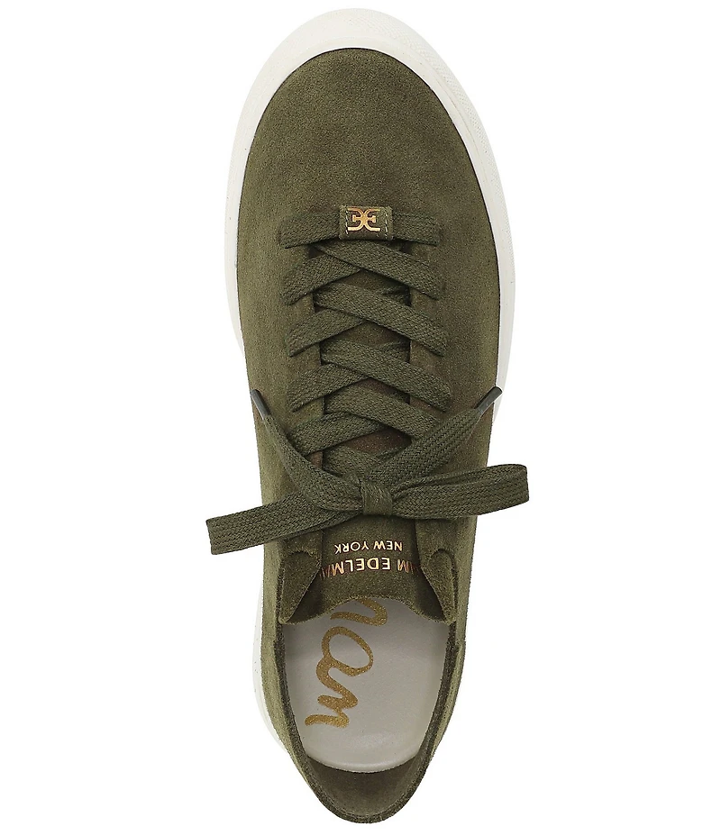 Sam Edelman Poppy Suede Lace-Up Sneakers