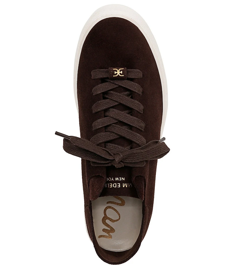 Sam Edelman Poppy Suede Lace-Up Sneakers