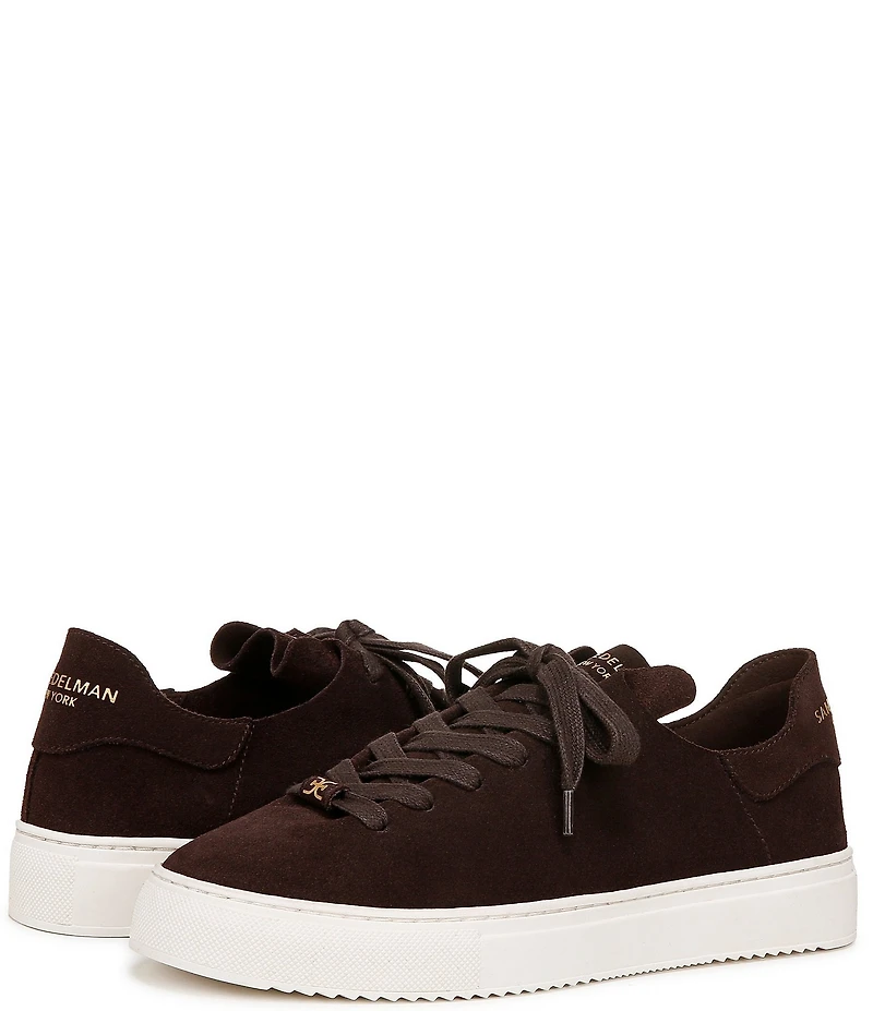 Sam Edelman Poppy Suede Lace-Up Sneakers