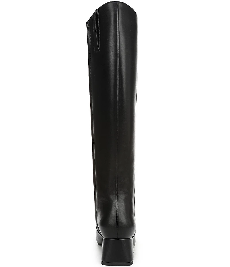 Sam Edelman Porter Leather Square Toe Tall Dress Boots