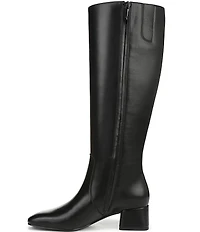 Sam Edelman Porter Leather Square Toe Tall Dress Boots