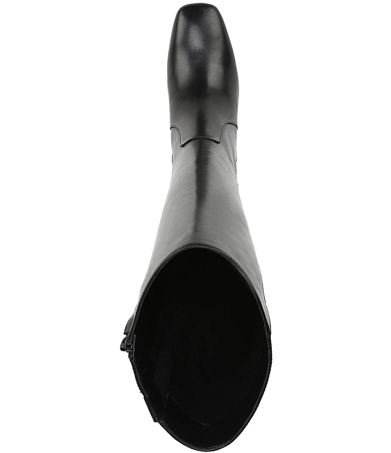 Sam Edelman Porter Leather Square Toe Tall Dress Boots