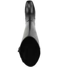 Sam Edelman Porter Leather Square Toe Tall Dress Boots