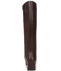 Sam Edelman Porter Leather Square Toe Tall Dress Boots