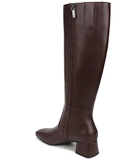 Sam Edelman Porter Leather Square Toe Tall Dress Boots