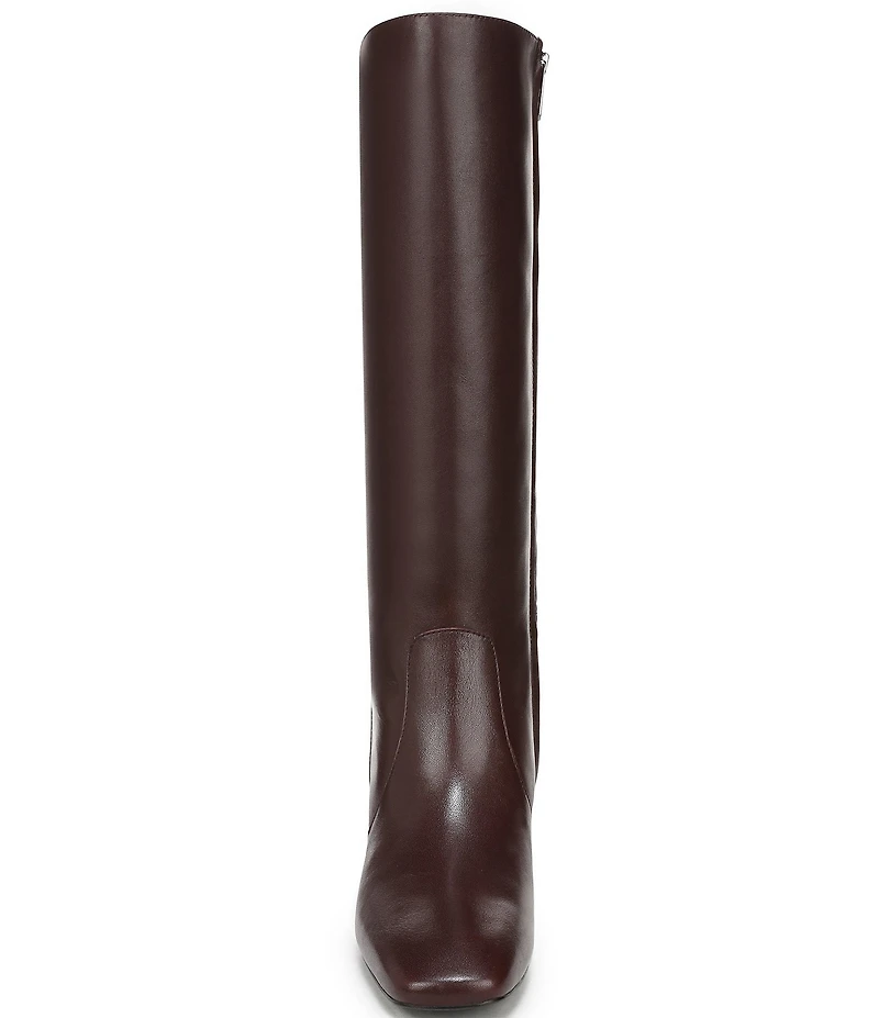 Sam Edelman Porter Leather Square Toe Tall Dress Boots