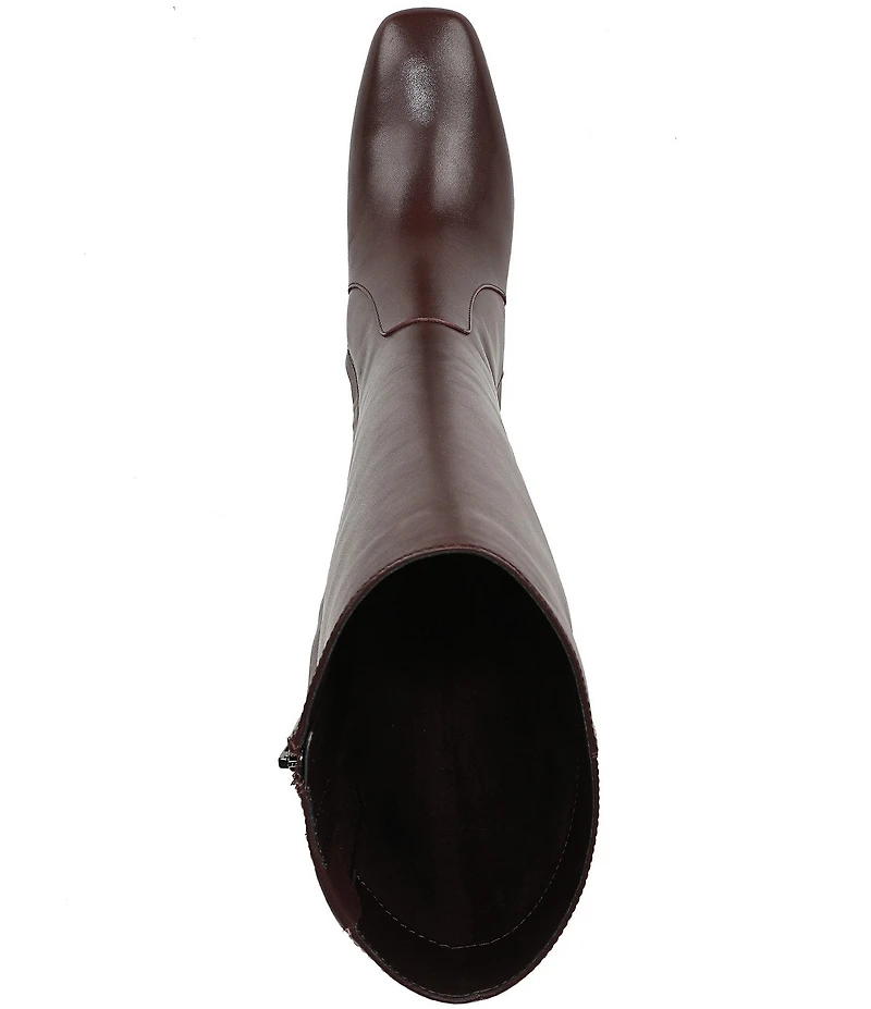 Sam Edelman Porter Leather Square Toe Tall Dress Boots