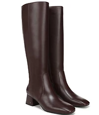 Sam Edelman Porter Leather Square Toe Tall Dress Boots