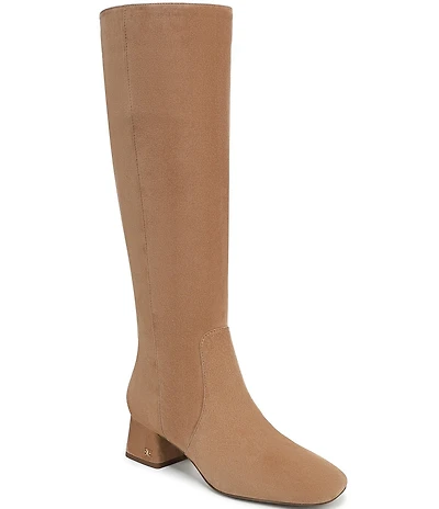 Sam Edelman Porter Suede Square Toe Tall Dress Boots