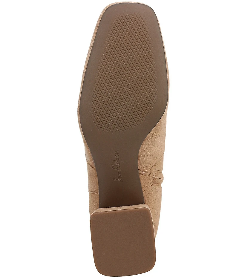 Sam Edelman Porter Suede Square Toe Tall Dress Boots