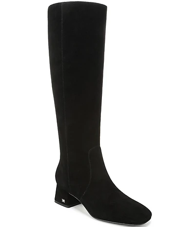 Sam Edelman Porter Suede Square Toe Tall Dress Boots