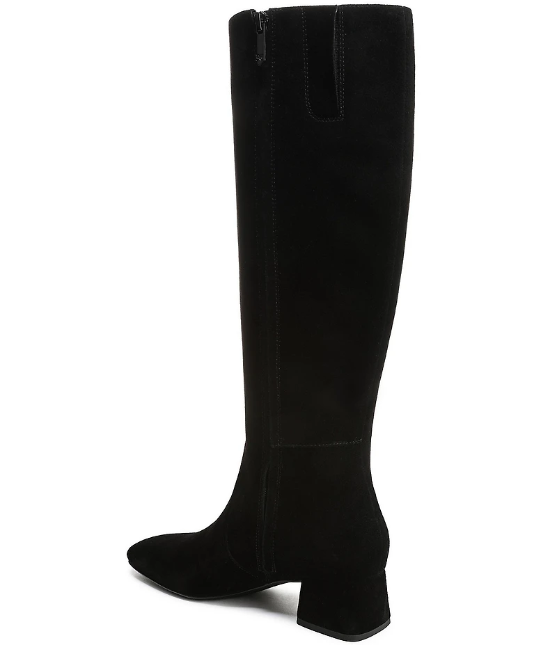 Sam Edelman Porter Suede Square Toe Tall Dress Boots