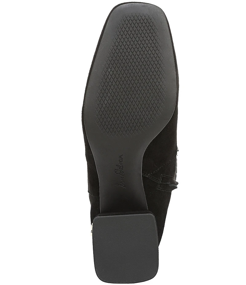 Sam Edelman Porter Suede Square Toe Tall Dress Boots