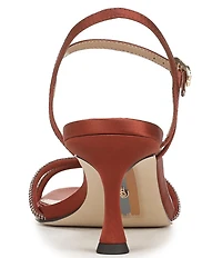 Sam Edelman Presley Glam Satin Strappy Dress Sandals