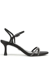 Sam Edelman Presley Glam Satin Strappy Dress Sandals