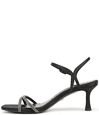 Sam Edelman Presley Glam Satin Strappy Dress Sandals
