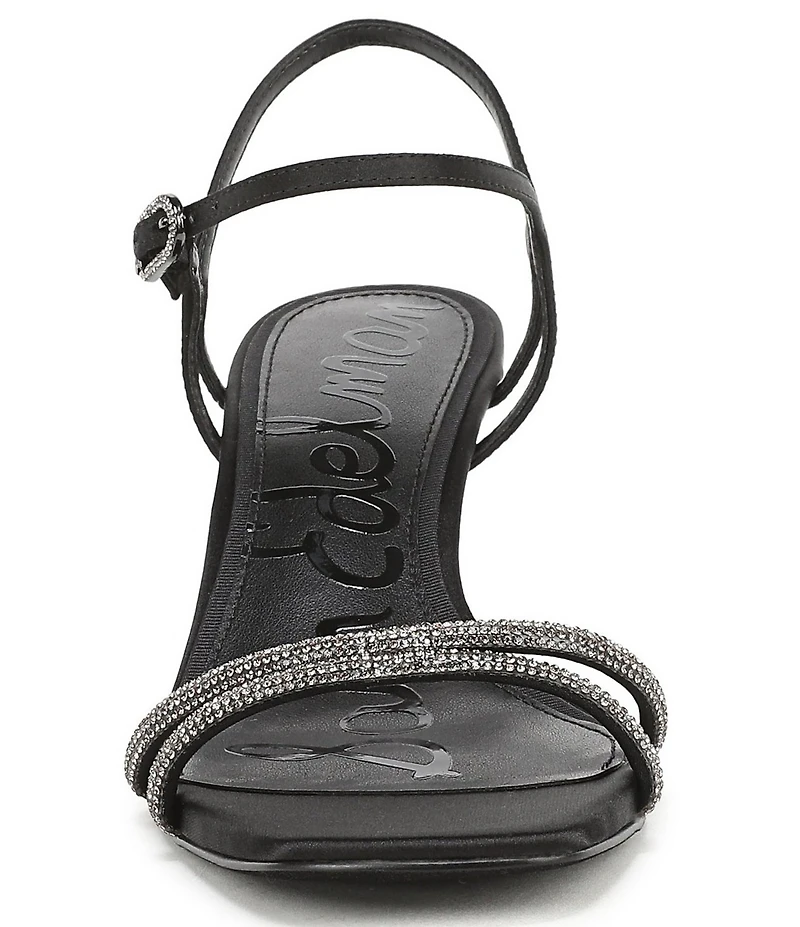 Sam Edelman Presley Glam Satin Strappy Dress Sandals