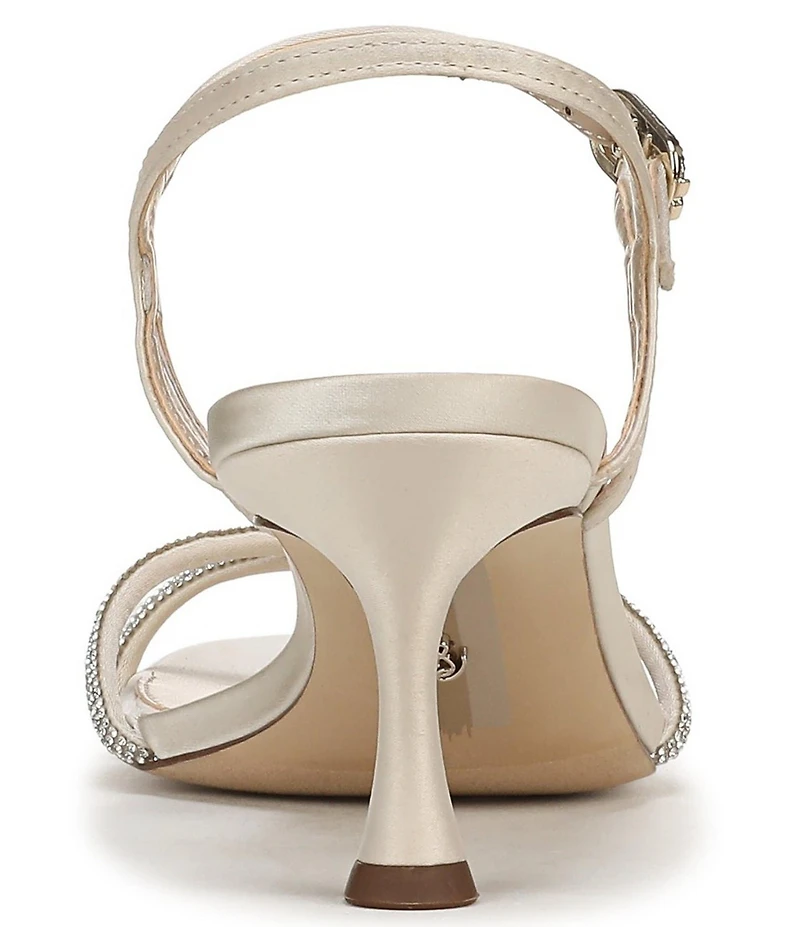 Sam Edelman Presley Glam Satin Strappy Dress Sandals
