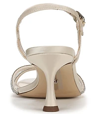 Sam Edelman Presley Glam Satin Strappy Dress Sandals